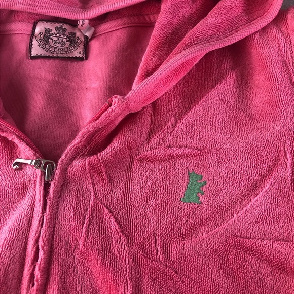 Cap sleeve juicy couture sweatshirt hoodie - Picture 2 of 4